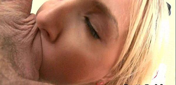  Blonde whore gets a full facial Kelly Rose 1 1.3